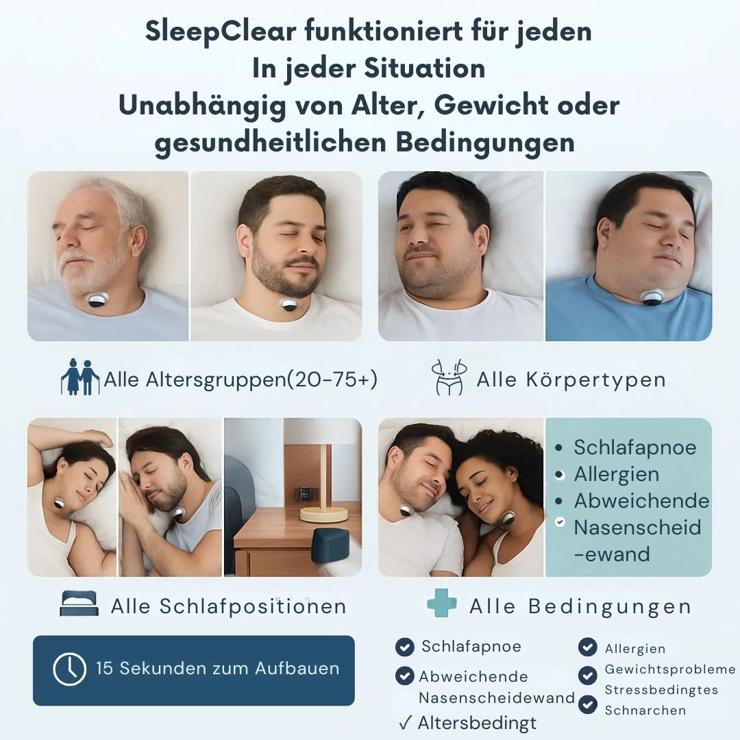 SleepClear | Anti-Schnarch Neurostimulationsgerät